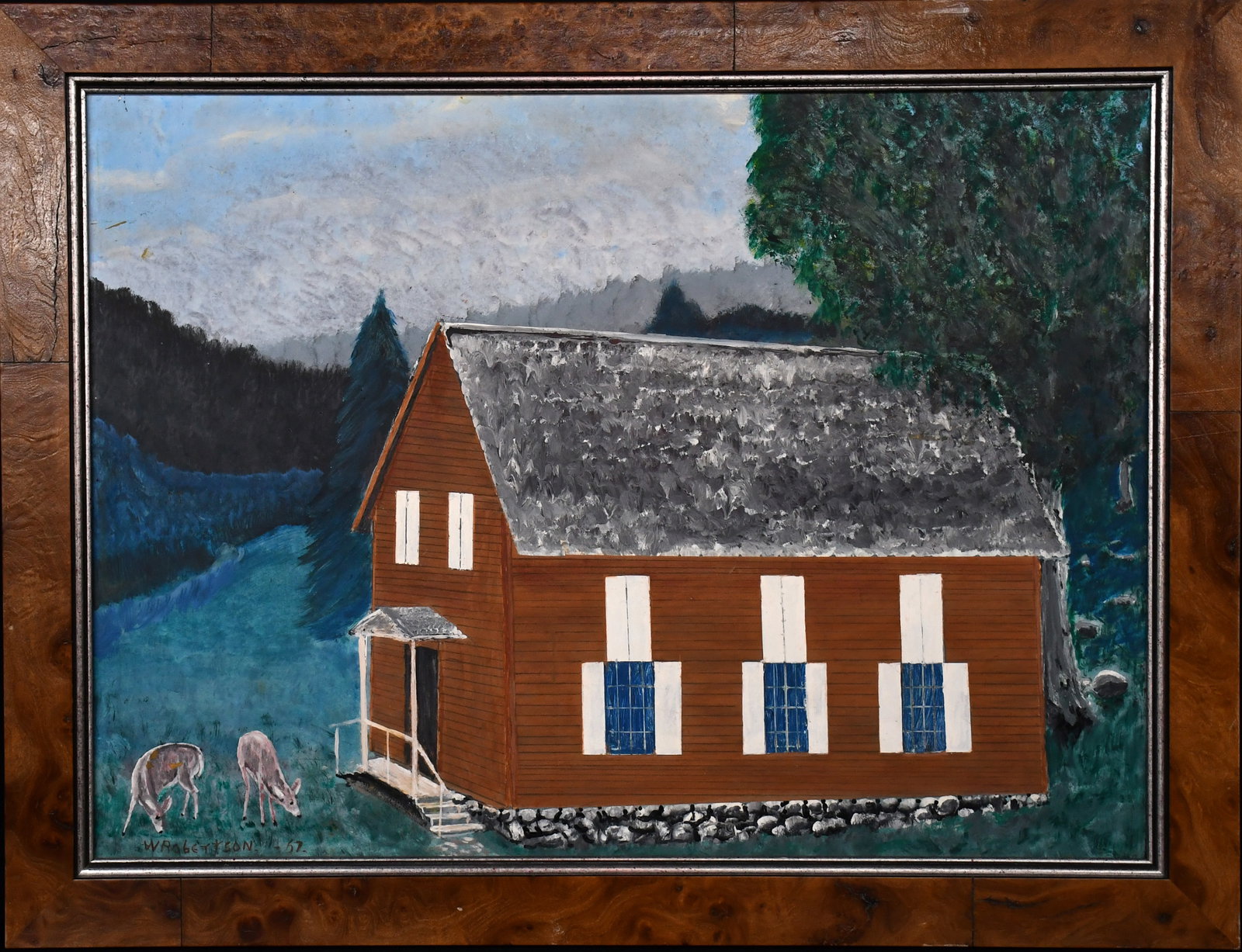 Wilfred Eugene Robertson. New York School House. (1 of 4)