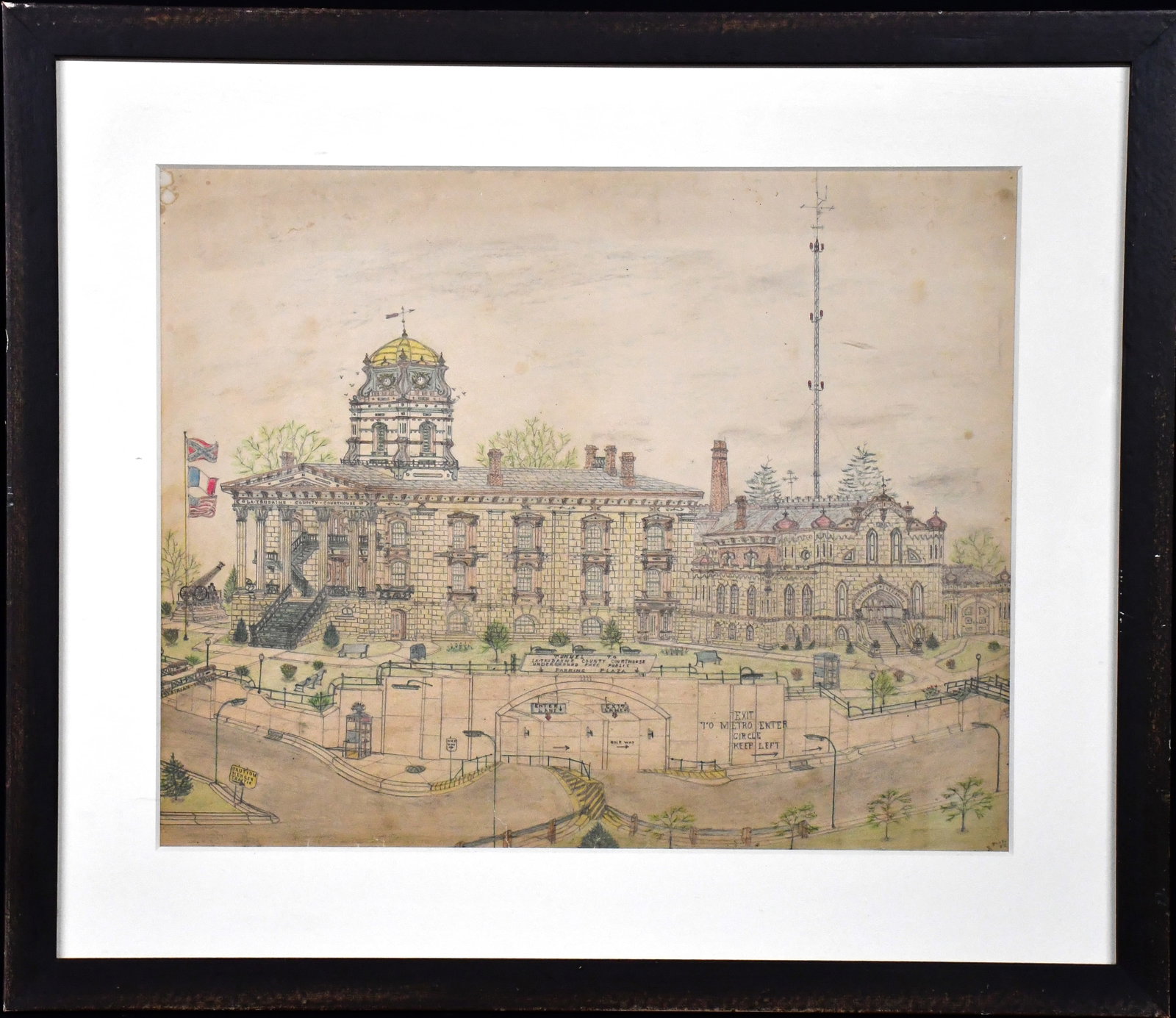 Jacques De Du-Glass. La Trudain County Courthouse. (1 of 8)