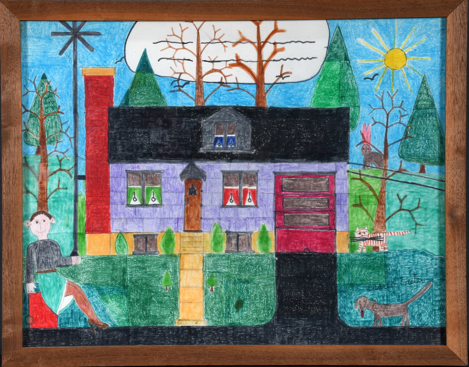 Charles Dieter. Untitled Front Yard. (1 of 3)