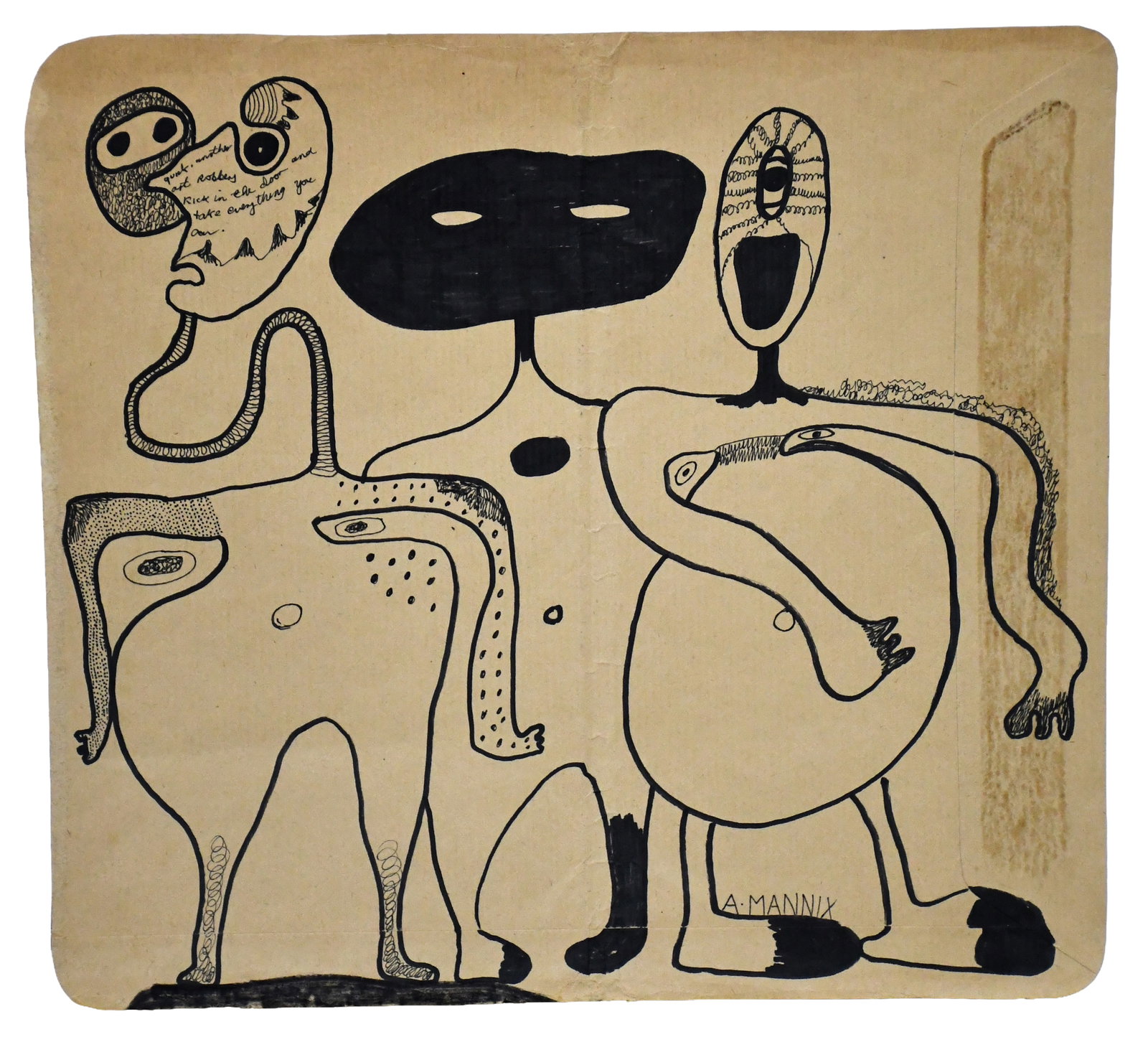 Anthony Mannix. Untitled Figures. (1 of 4)