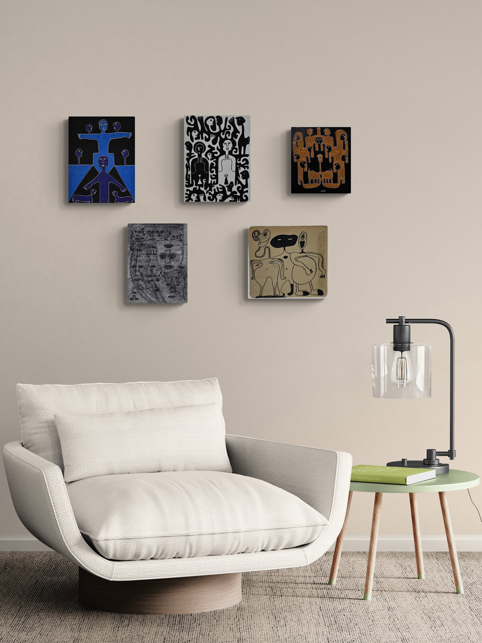 Anthony Mannix. Untitled Figures. - 2