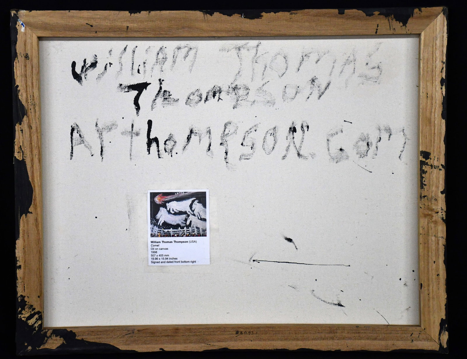 William Thomas Thompson. Comet. - 4