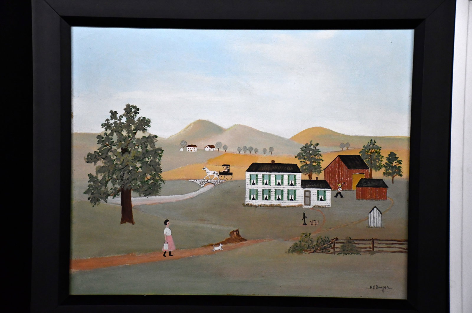 H.E. Bayer. Three Memory Paintings. - 4