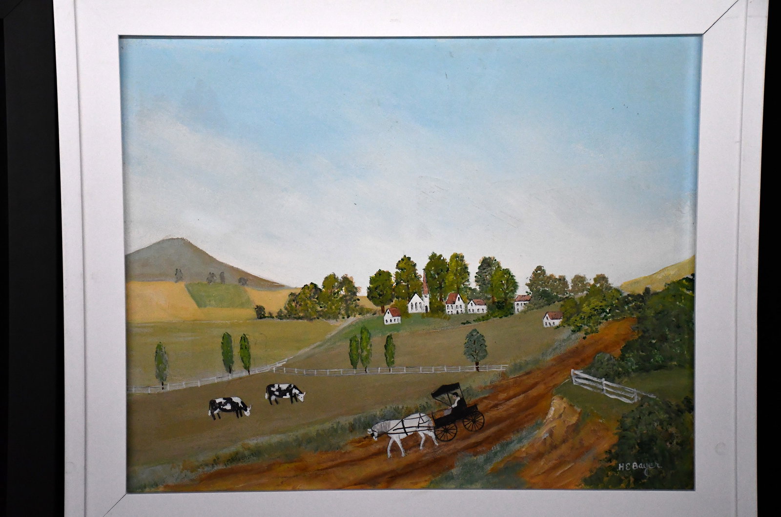 H.E. Bayer. Three Memory Paintings. - 5