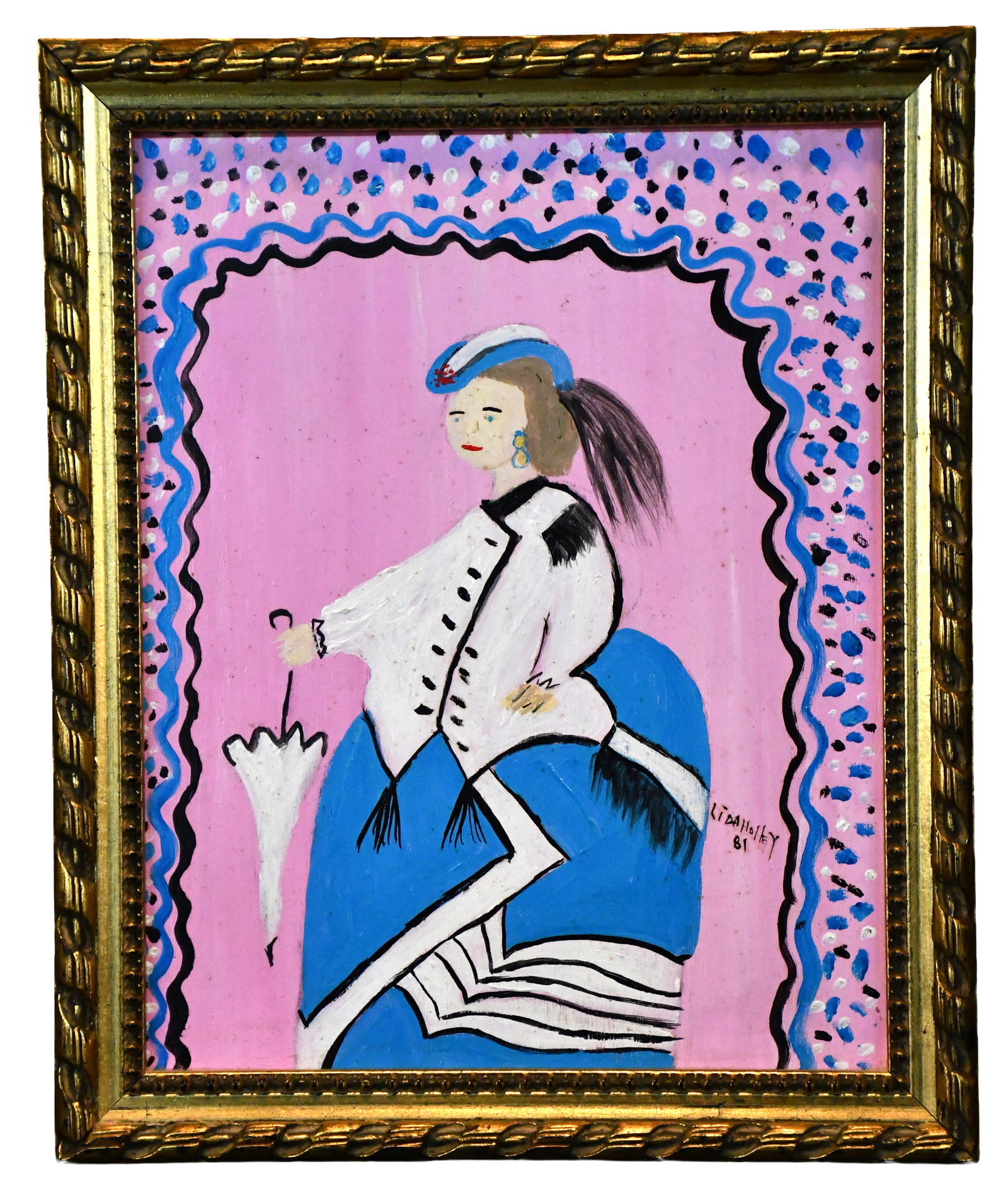 Lida Holley. Woman In Petticoat. (1 of 5)