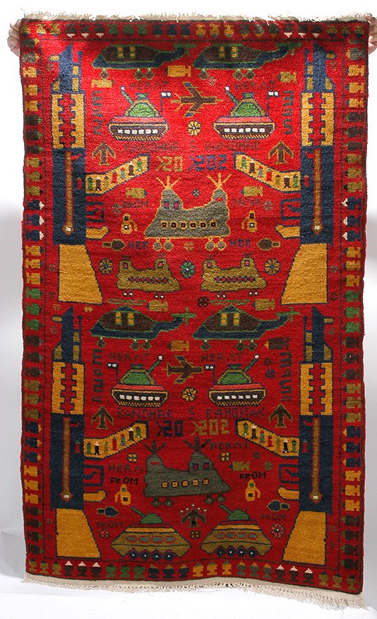 Afghan War Rug. Kandahar & Herat.