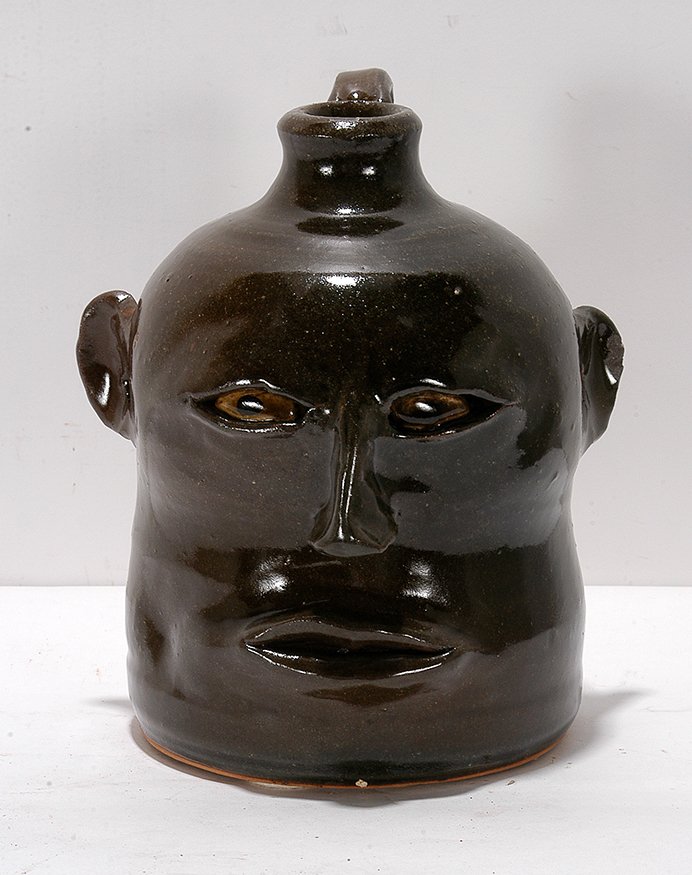 David Meaders. 100 Yrs Of MeadersPottery Face Jug.: David Meaders. 100 Years Of MeadersPottery Face Jug. 1992. Signed and dated. Script. Mint condition. 8.5”h. Est. $200-400. Ship: $45