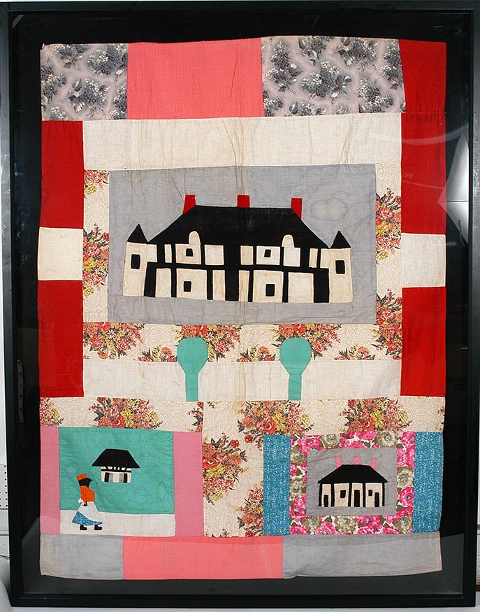 Clementine Hunter. Melrose Plantation Quilt.