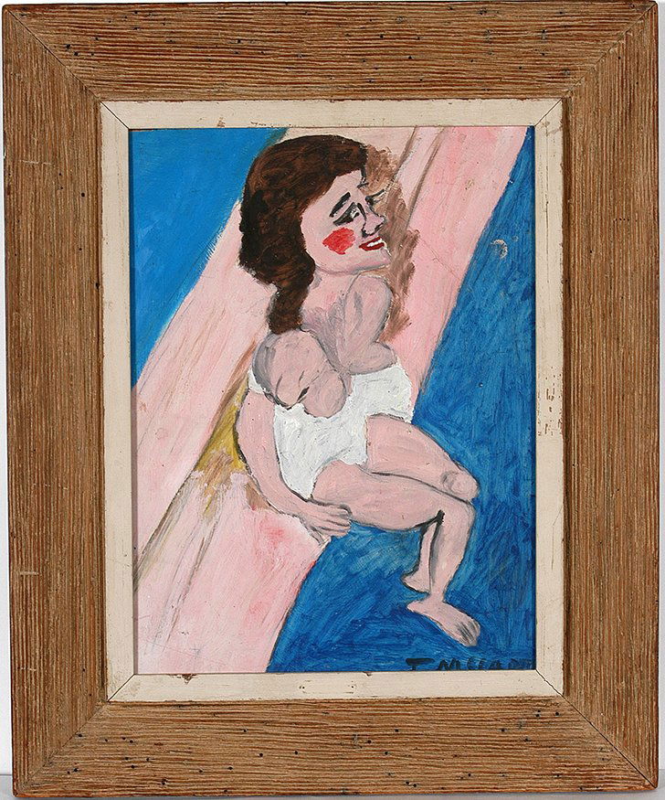 Justin McCarthy. Bathing Beauty: Justin McCarthy. Bathing Beauty. Signed. Not dated. Oil on masonite. Excellent condition. Image is 13” w x 17”h. Frame is 18”w x 22”h. Est. $1,000-1,500. Ship: $45