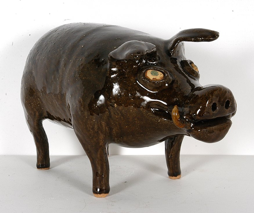 Reggie Meaders. Wild Boar, #24.: Reggie Meaders. Wild Boar, #24.Signed and numbered. Mint condition. 12”long x 7”h. Est. $300-500. Ship: $65