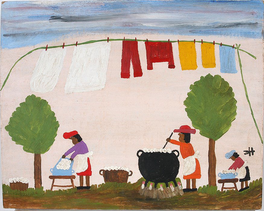Clementine Hunter. Wash Day.