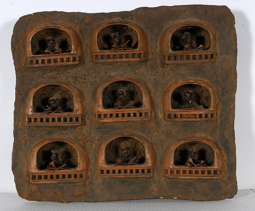 Gerard Cambon. Theater.: Gerard Cambon. Theater. 2000. Mixed media. Excellent condition. 15”w x 13”h. Est. $400-600. Ship: $45