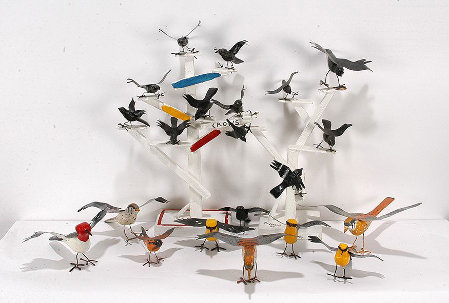 Ed Larson. Large Flock Of Birds. (1 of 4)