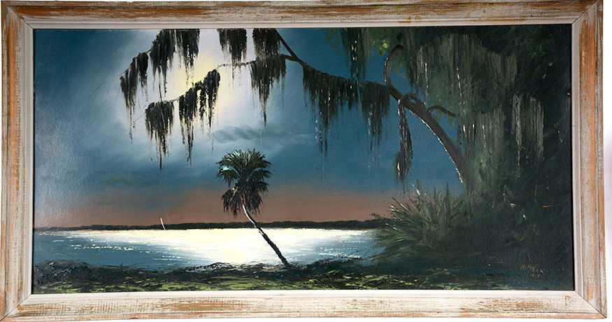 Alfred Hair. Spanish Moss By Moonlight. (1 of 2)