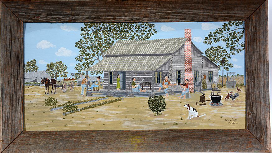 Wesley Carter. Pickin’ Bluegrass On The Front Porch. (1 of 3)