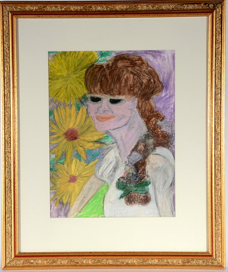 Justin McCarthy. Girl With Yellow Daisies. (1 of 2)