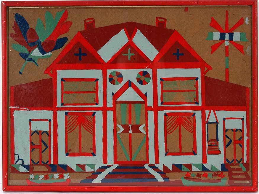 Patsy Billups. Colorful House. (1 of 1)