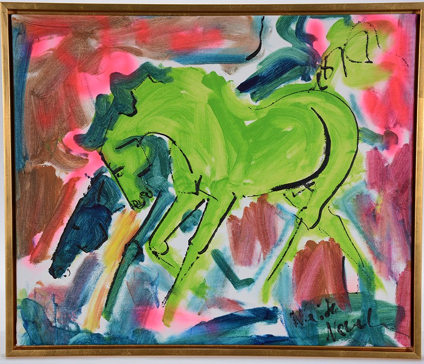 Neith Nevelson. Green Horse. (1 of 1)