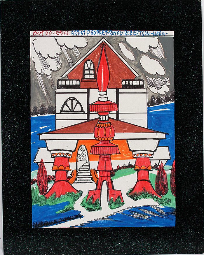 Royal Robertson. Fantasy House. (1 of 1)