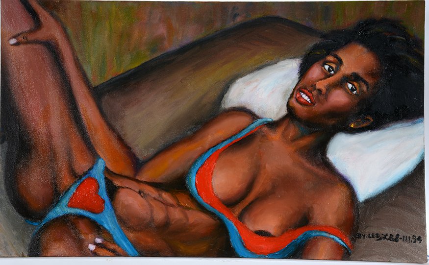 Lewis Bonnit Spencer. Red Heart Panties. (1 of 1)