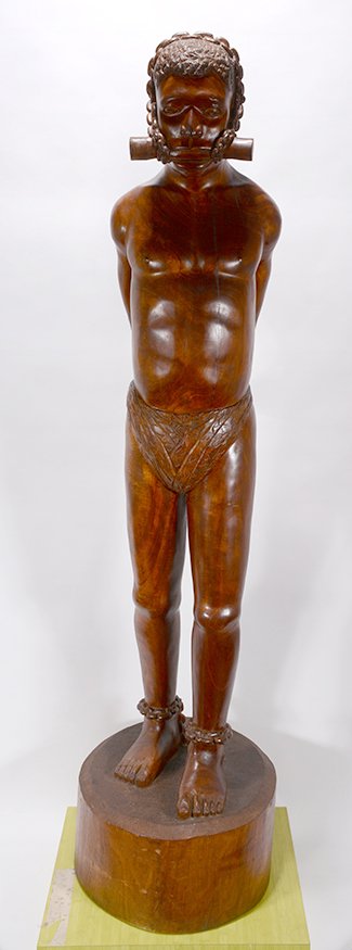 Life-Size African Slave In Chains. (1 of 10)