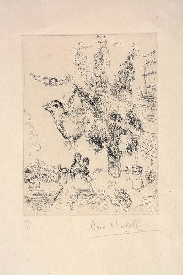 Marc Chagall Etching. (1 of 9)