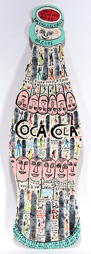 Howard Finster. Coca-Cola. (1 of 1)