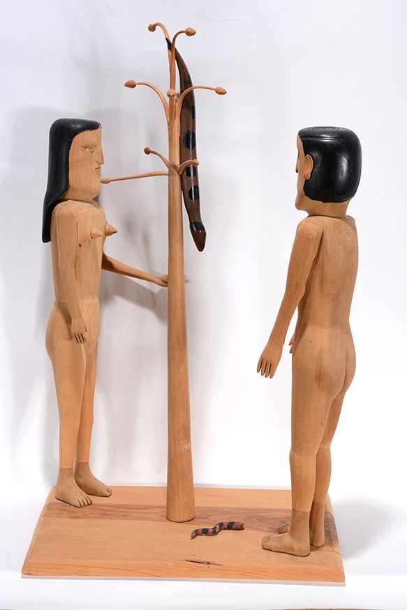 Earnest Patton. Adam & Eve With Serpent. (1 of 8)