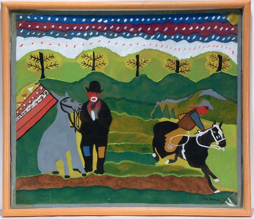 Old Ironsides Pry. Rodeo Clown And Cowboy. (1 of 3)