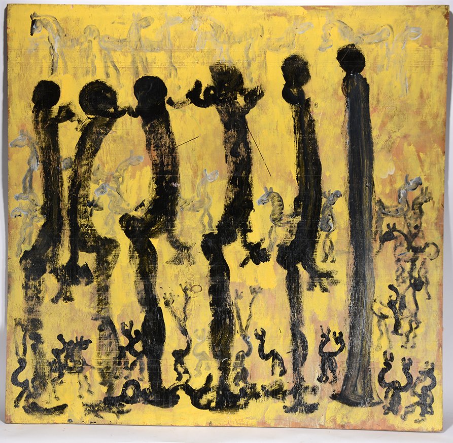 Purvis Young. Black Warriors. (1 of 1)