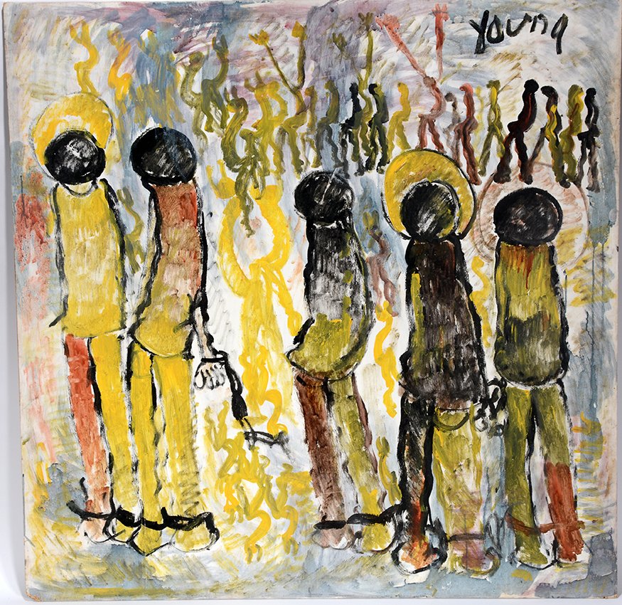 Purvis Young. Angels Among The Chain Gang. (1 of 1)