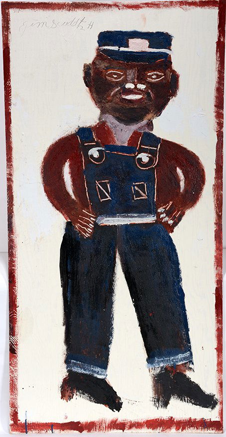 Jimmy Lee Sudduth. Self-Portrait With Heavy Mud. (1 of 1)