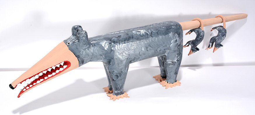 Minnie & Garland Adkins. Possum & Babies. (1 of 4)