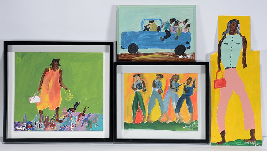 Woodie Long. Group Of Four Works. (1 of 1)