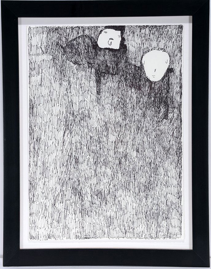 Donald Mitchell. Two Figures In Upper Right. (1 of 1)