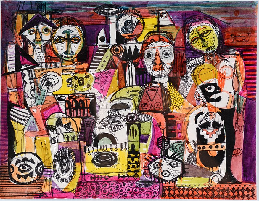 Martin Rosenthal. Leaning Person. (1 of 1)