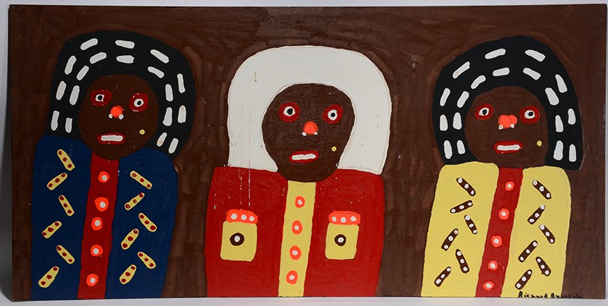 Richard Burnside. Three Kings On Brown. (1 of 1)