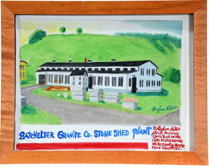 Gayleen Aiken. Batchelder Granite Co. Stone Shed. (1 of 2)