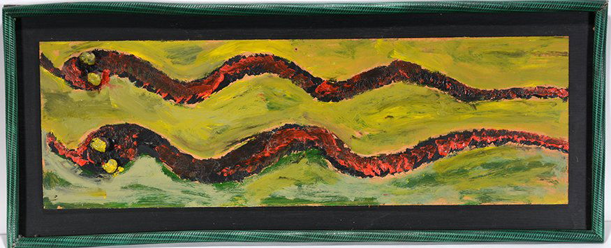 Clyde Jones. Pair Of Red Snakes. (1 of 1)