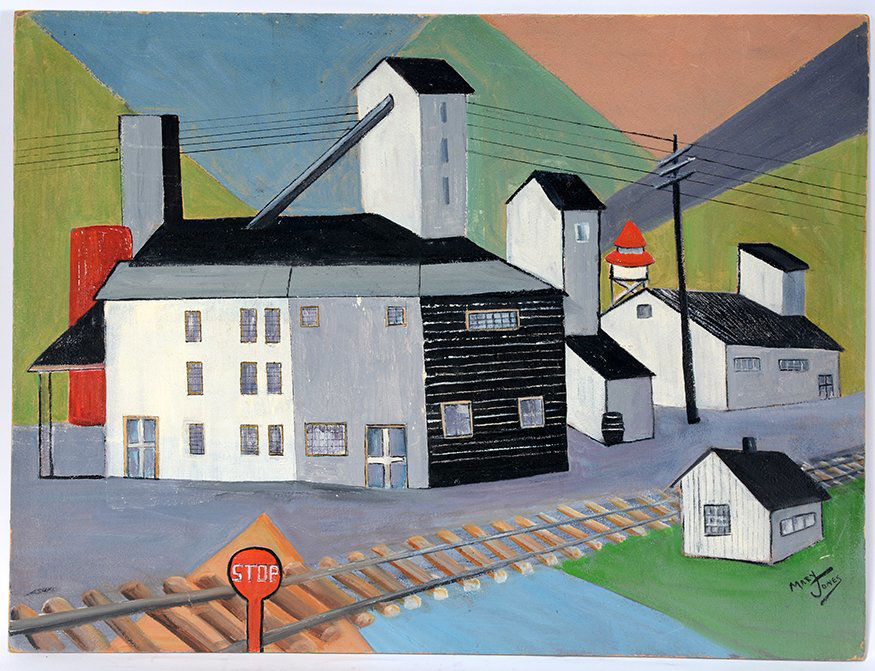 Mary Jones. Industrial Feed Mill Scene. (1 of 2)