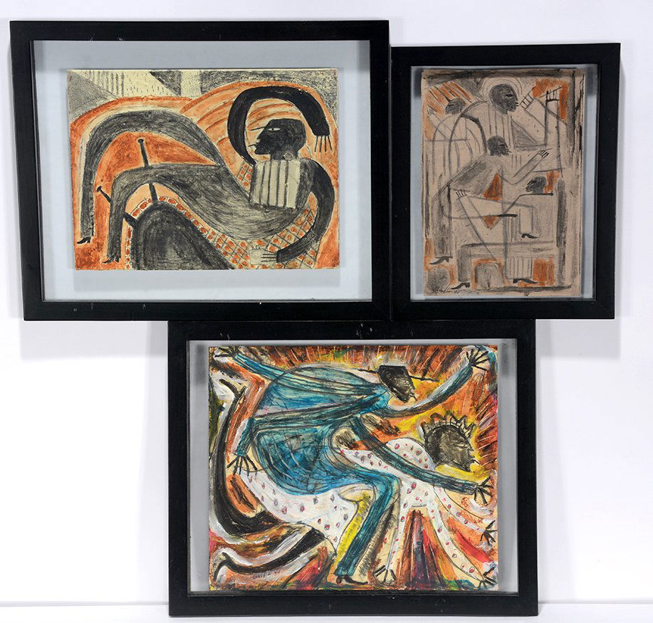 Steven ‘Red Mud’ Chandler. Three Action Works. (1 of 1)