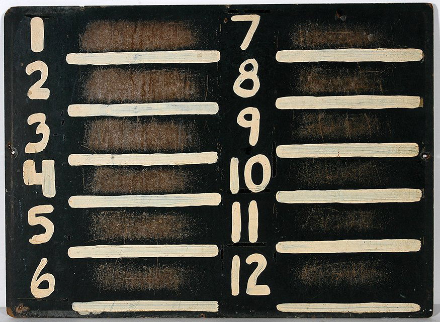 Billiards Score Keeper Game Board. (1 of 1)