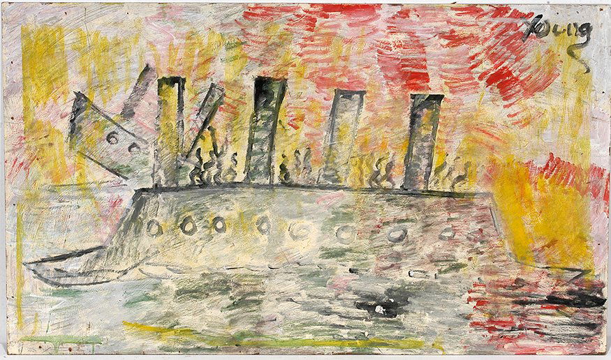 Purvis Young. Steam Ship. (1 of 1)