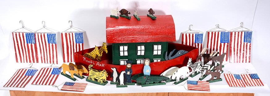 Tubby Brown. Noah’s Ark And 20 American Flags (1 of 1)