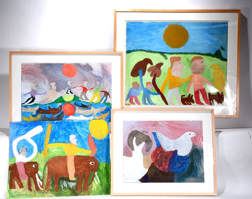 Toby Ivey. Four Large Examples. (1 of 1)