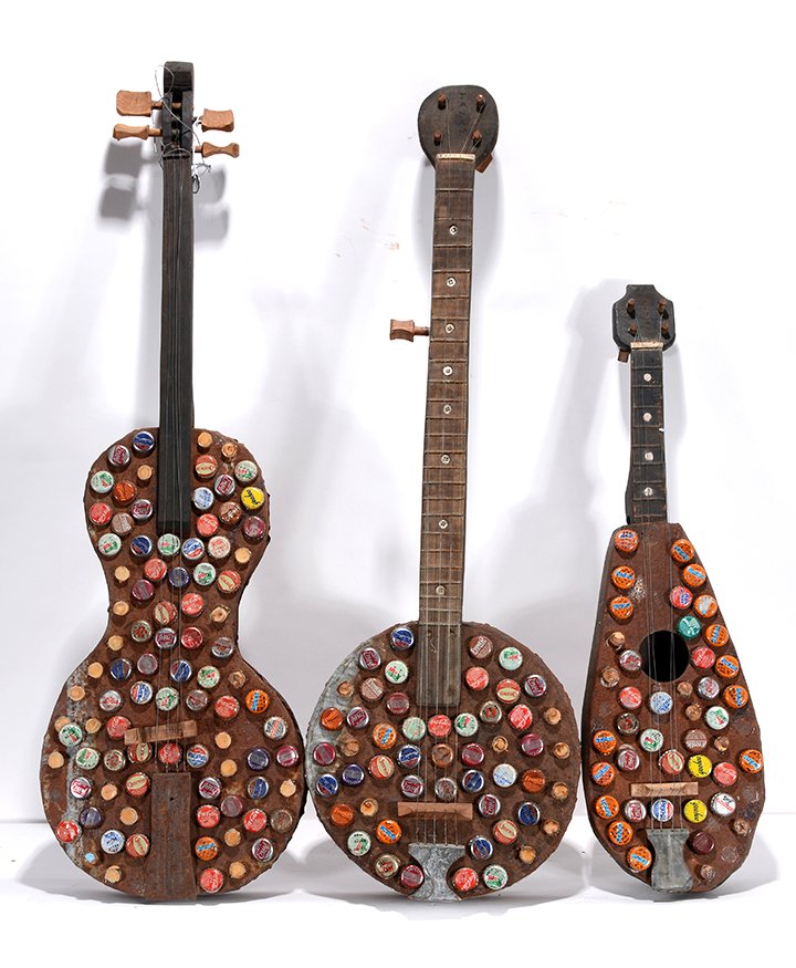 Three Country Bottlecap Instruments. (1 of 2)