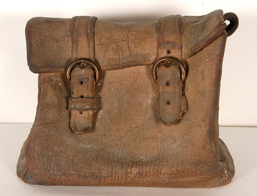Marilyn Levine. Ceramic Saddlebag. (1 of 3)