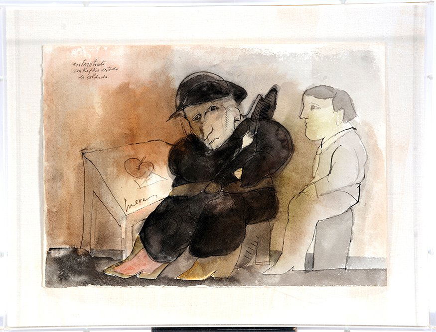 Jose Luis Cuevas.  Kafka. (1 of 6)