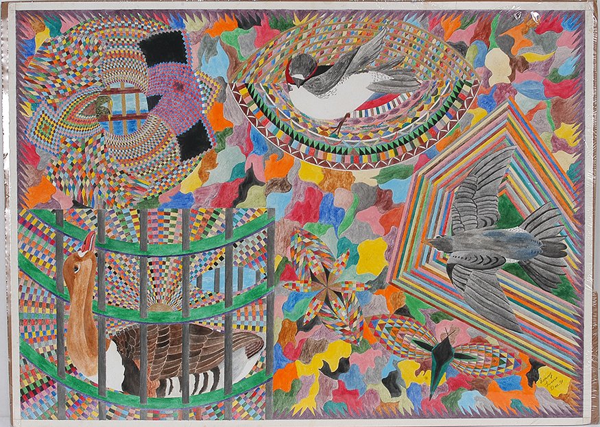 Sonny Lucero.  Jail House Bird. (1 of 2)