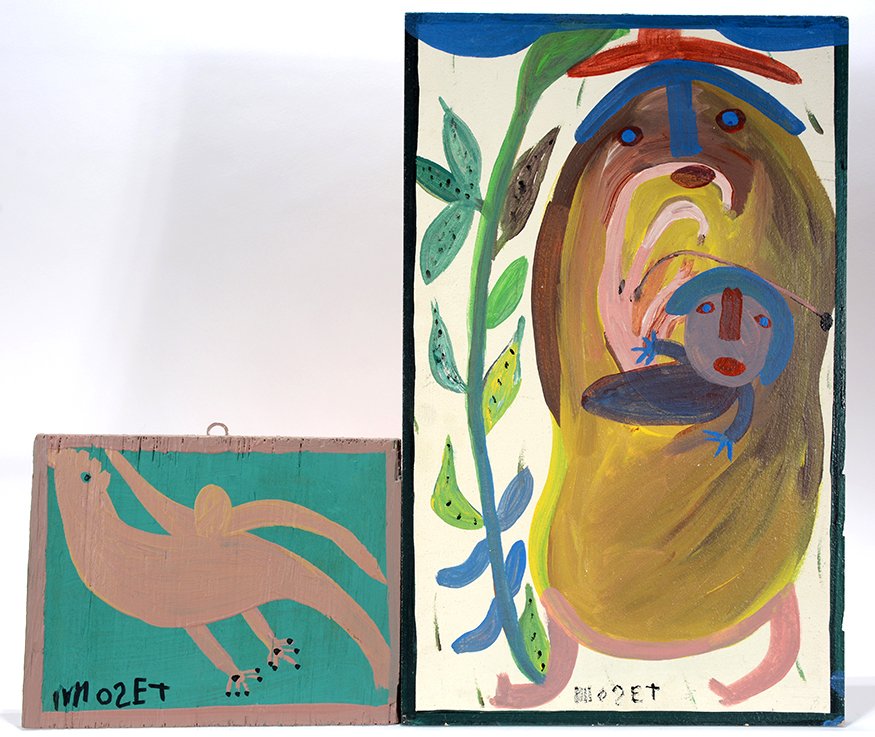 Mose Tolliver.  Mother with Child & Bird. (1 of 1)